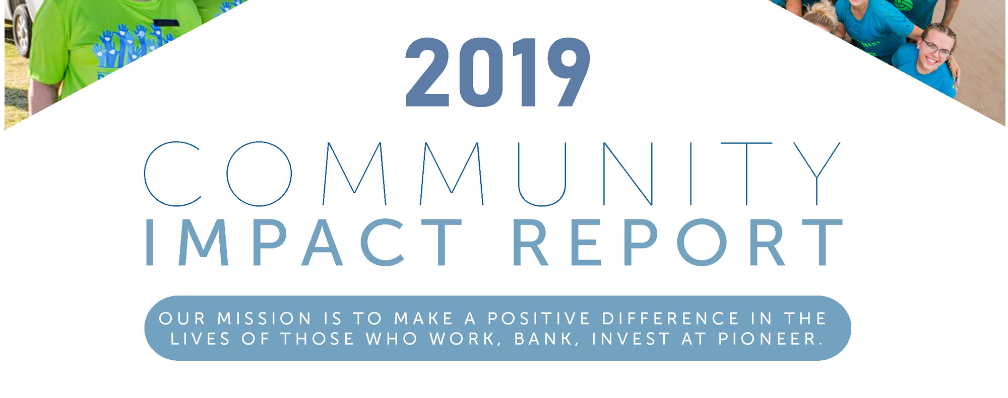 2019 community impact report header